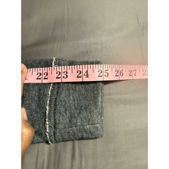 Abercrombie & Fitch Hollister Jean Jacket Sz Med Y2K Distressed - Picture 7 of 12